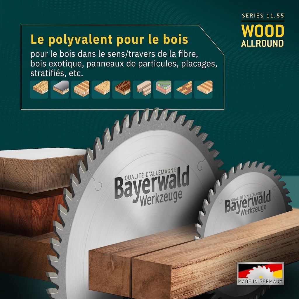 Lame de scie circulaire carbure - 315 x 3.2/2.2 x 30 Z48 WZ UW