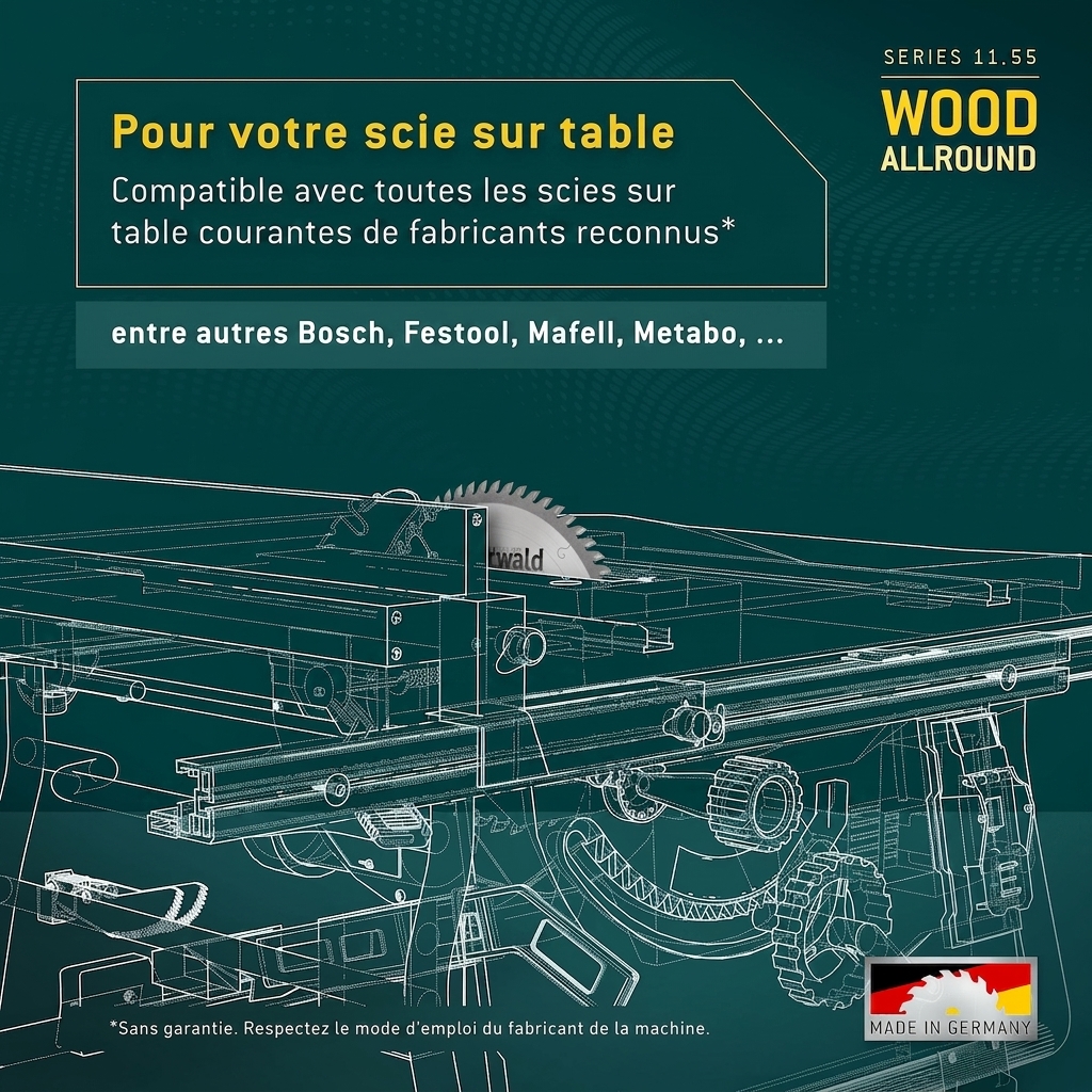 Lame de scie circulaire carbure - 450 x 4/2.8 x 30 Z108 WZ KW