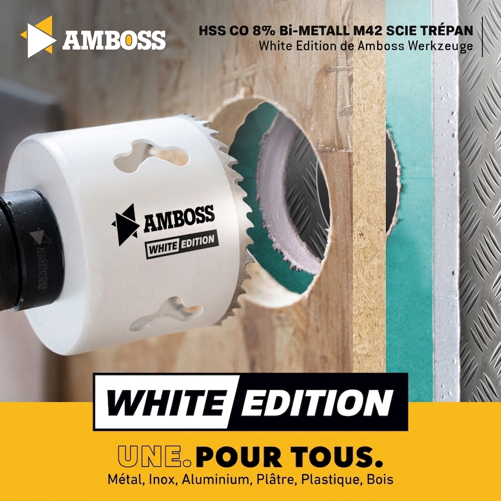 Amboss M 42 Bi-métal scies cloches jeu Ø 19-83 mm (11-teilig) | pour aluminium, acier, placoplâtre, bois etc.