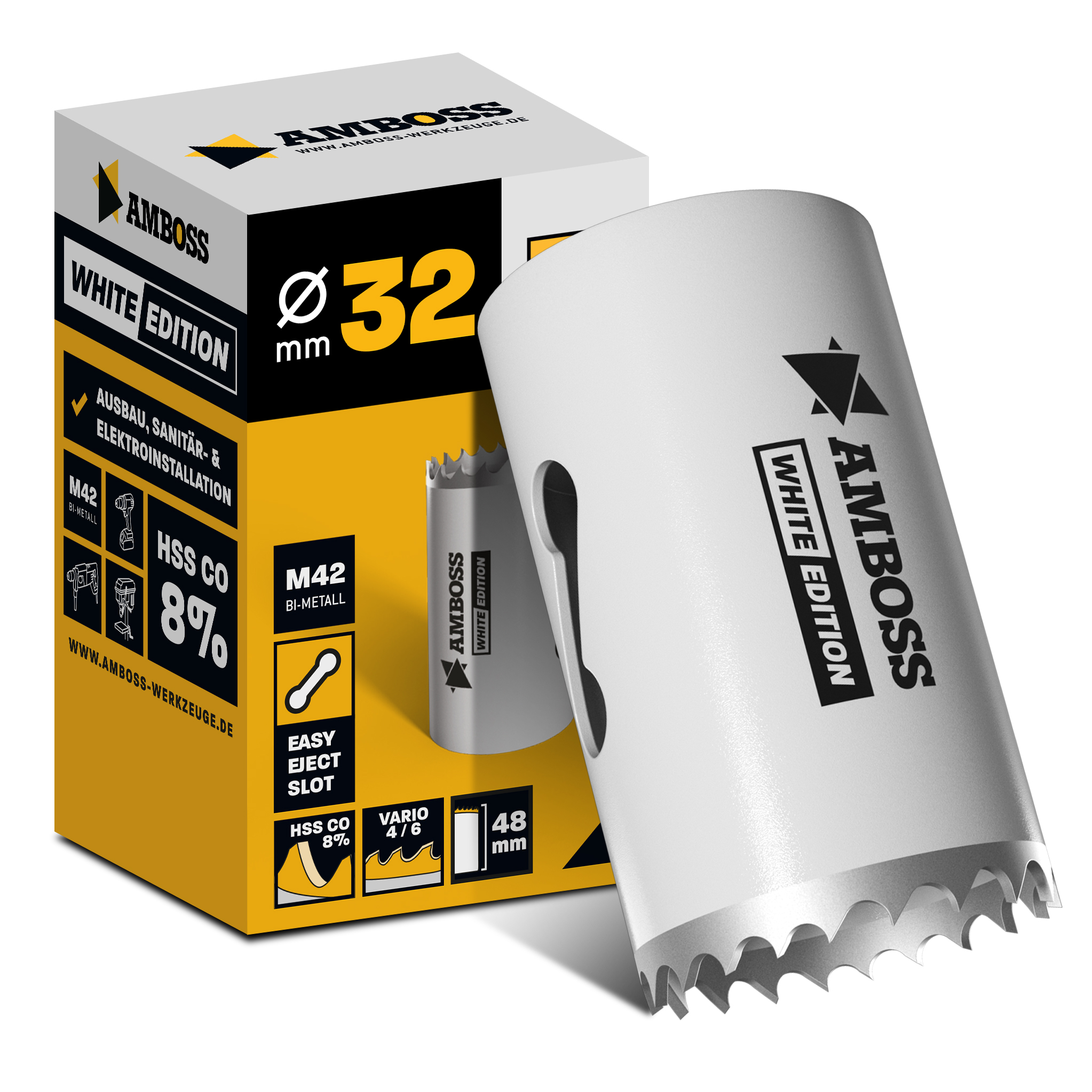 Scie cloche Amboss HSS M 42 Ø 32 mm (sans adaptateur)