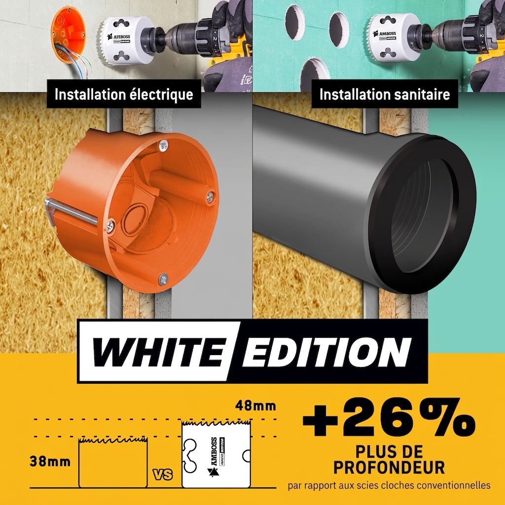 Scie cloche Amboss HSS M 42 Ø 68 mm (sans adaptateur)