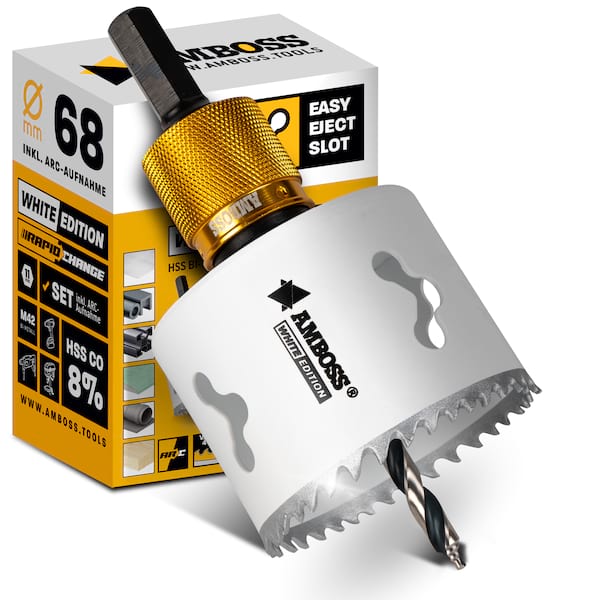 Amboss bimétal M42 scie cloche 68 mm avec porte-outil à changement rapide ARC