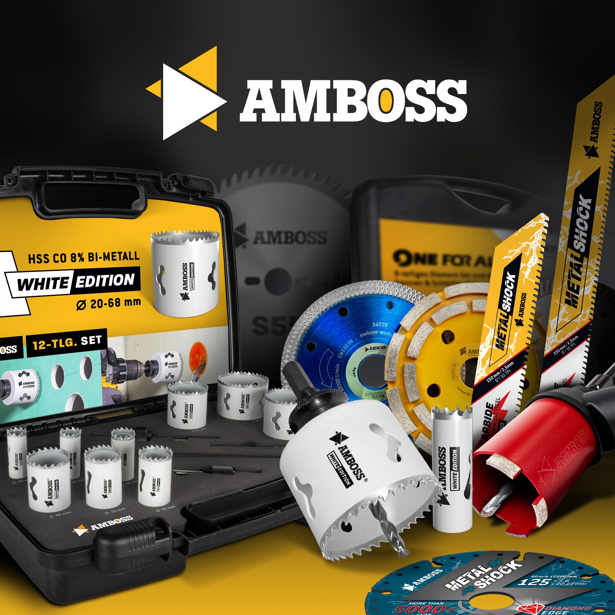 Scie cloche Amboss HSS M 42 Ø 68 mm (sans adaptateur)
