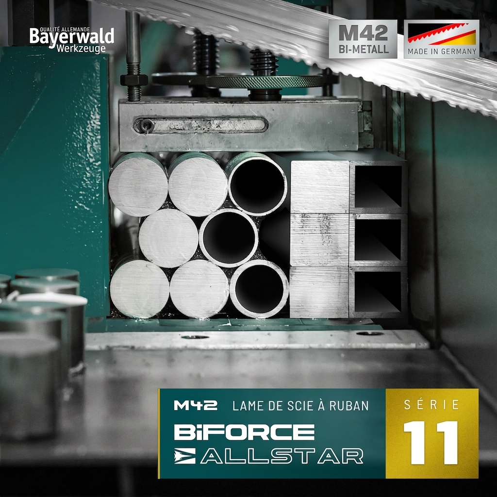 Lame de scie à ruban Bayerwald M 42 BiFORCE ALLSTAR 2480 x 27 x 0.9 x 4 | 6 dents/pouce