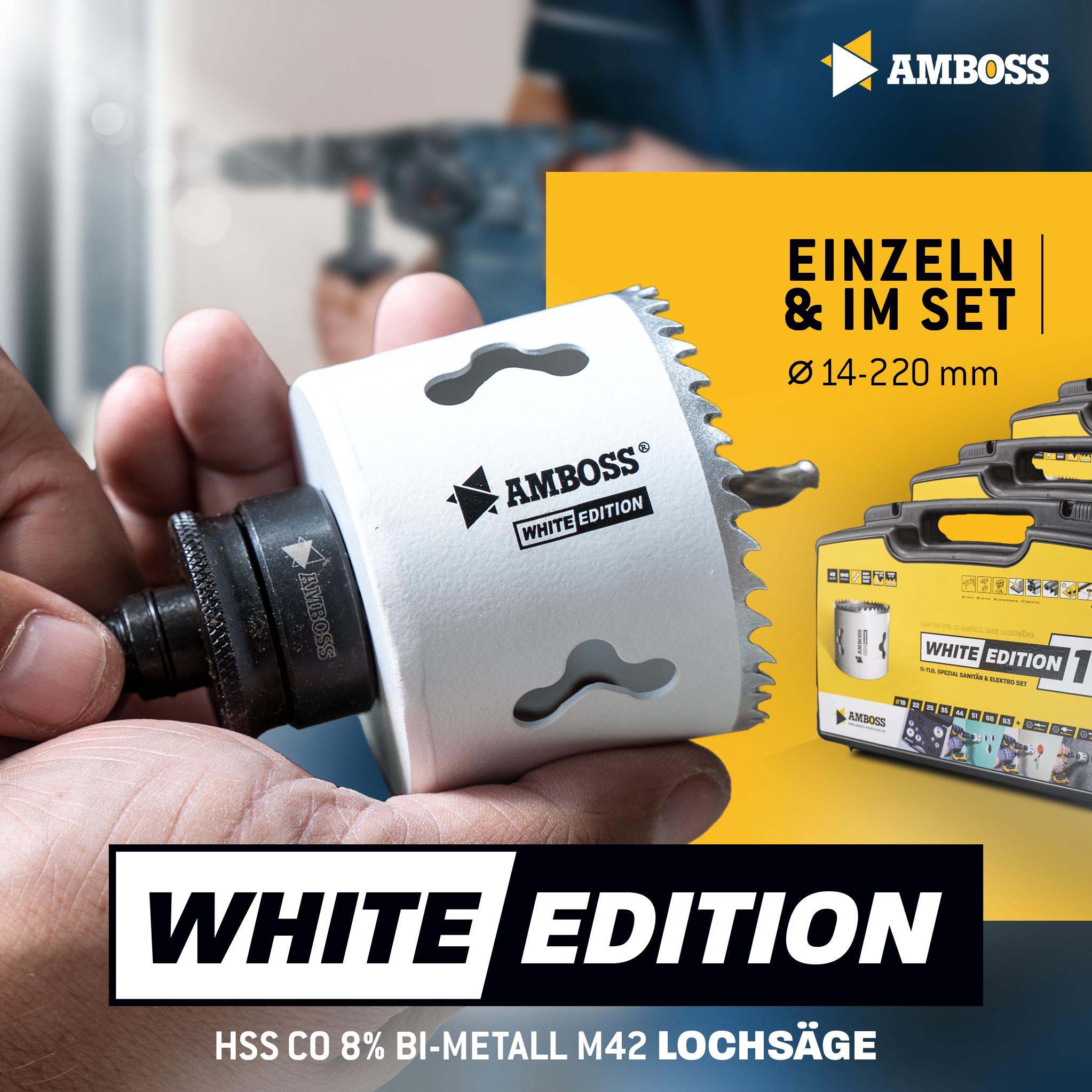 Scie cloche Amboss HSS M 42 Ø 68 mm (sans adaptateur)